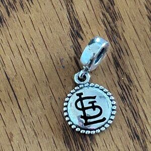 Pandora Cardinal Baseball Dangle Charm (Retired) Condition: Like New